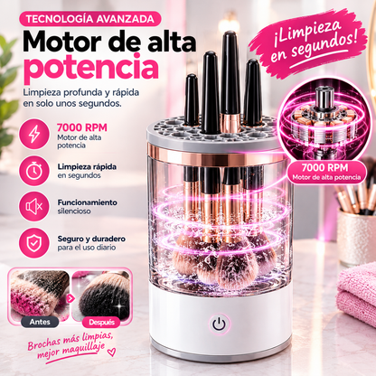 Limpiador Automático de Brochas de Maquillaje