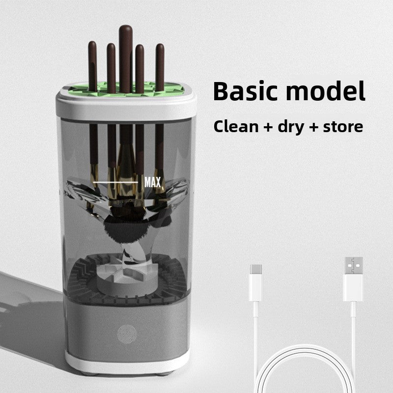 Limpiador Automático de Brochas de Maquillaje Premium - Brisa